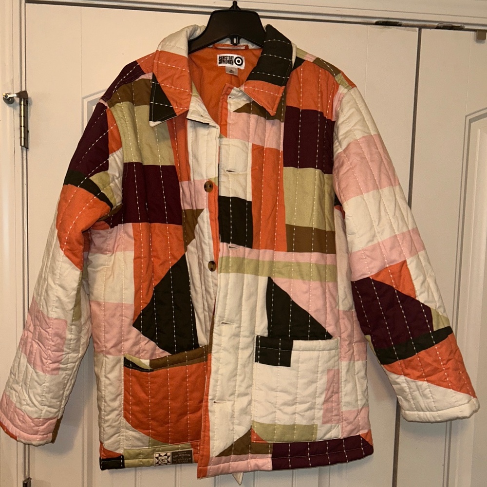 Black History Month Gee's Bend Quilted Jacket